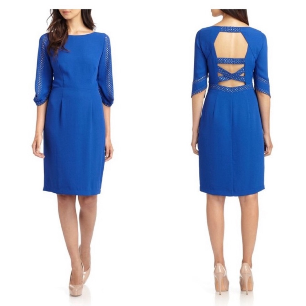 BCBGMaxAzria Lexy Studded Dress Blue Sapphire XXS